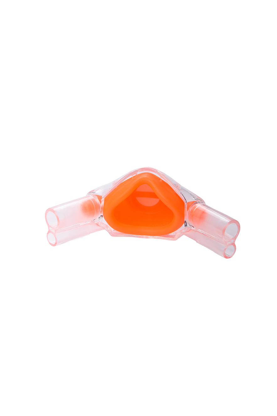 Disposable dubbel neusmaskers Outlaw Orange (12 stuks)